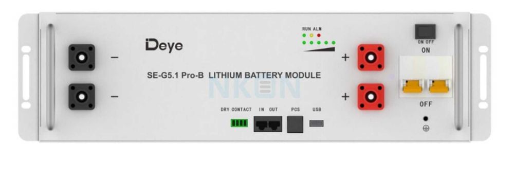 Акумуляторна батарея Deye SE-G5.1Pro-B (LiFePO4 51,2V 100Ah)