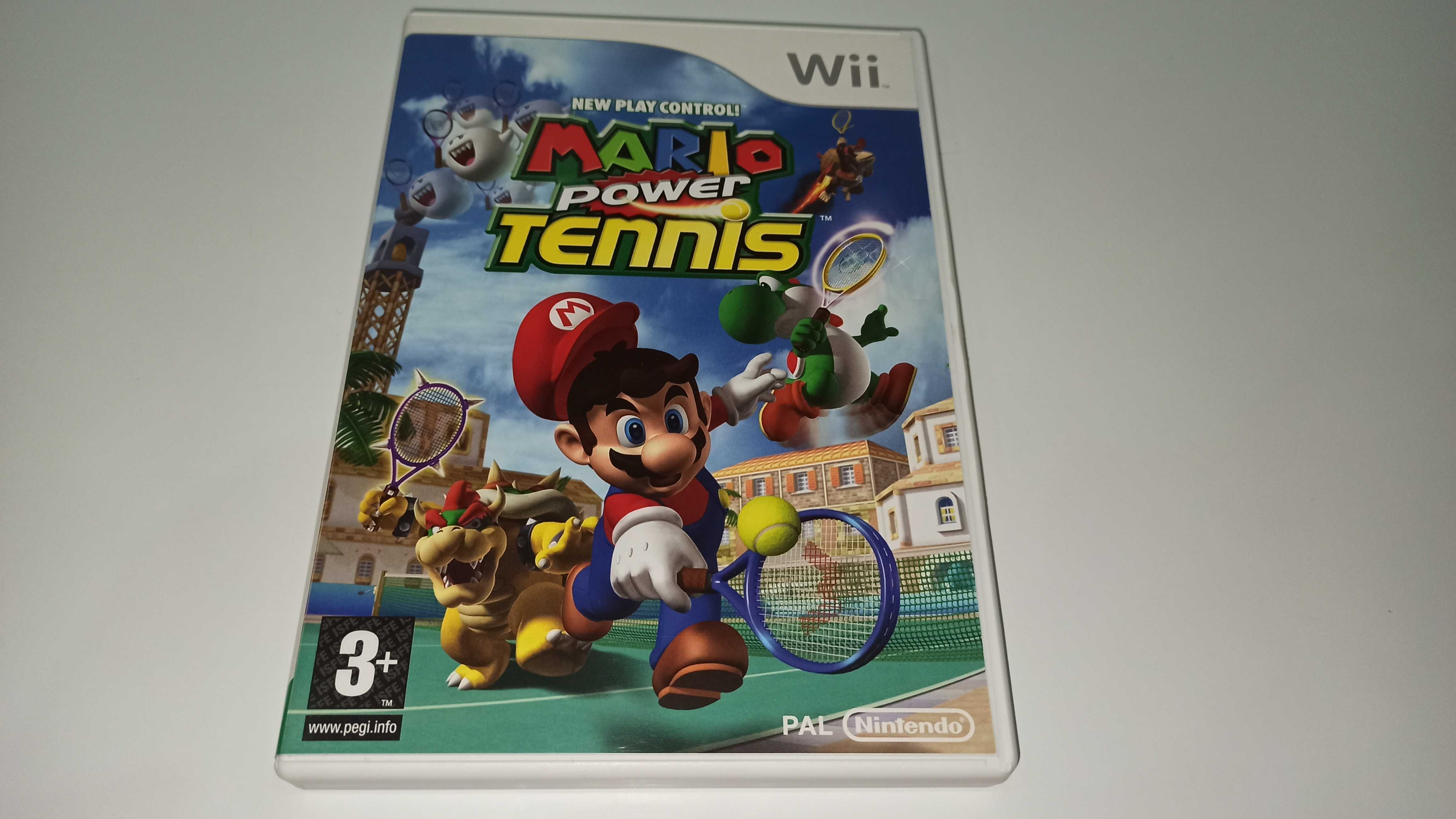 nintendo wii MARIO POWER TENNIS nintendo wii 1-4 graczy komplet 3xA