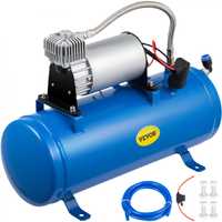 Compressor de Ar de 12V DC 120 PSI (6L)