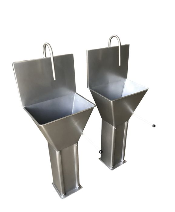 Lavatorio de coluna em aco inox