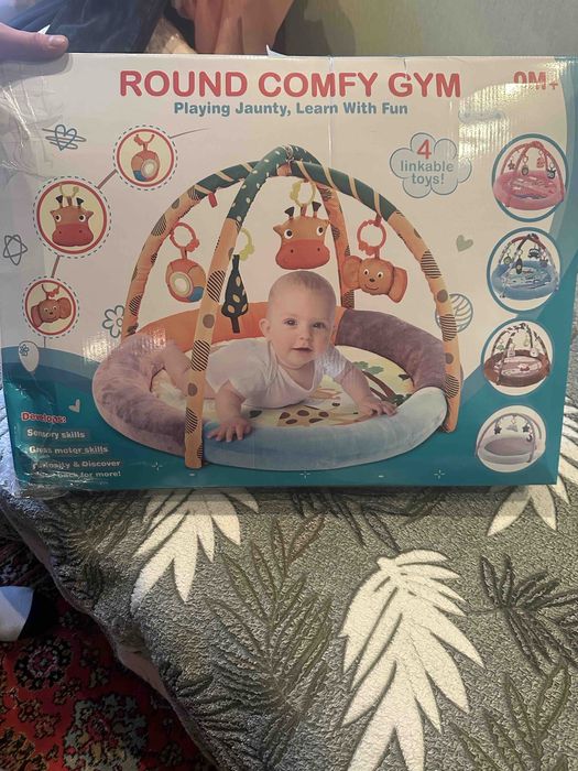 Розвиваючий коврик Round comfy gym