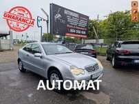 Mercedes-Benz Klasa C 1.8 Kompressor 143 KM, Automat, Tempomat, Wielofunkcyjna Kierownica