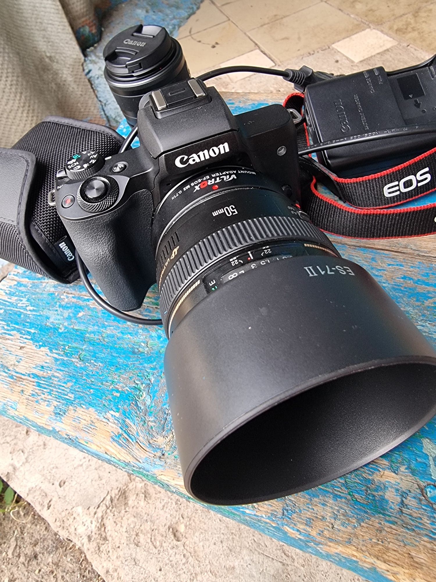 спидбустер Viltrox EF-EOS M2 Canon M50 боді об'єктив 15-45