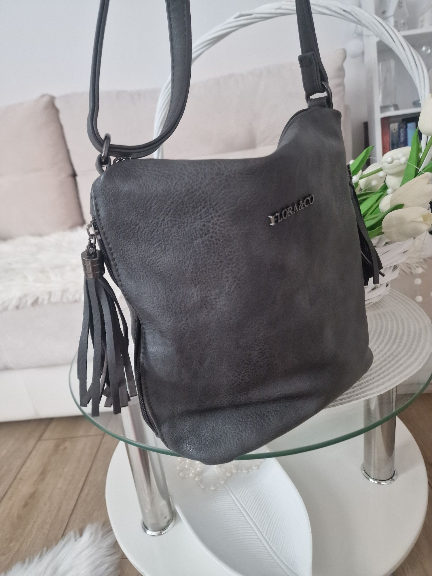 Torba na ramie"Flora&Co".