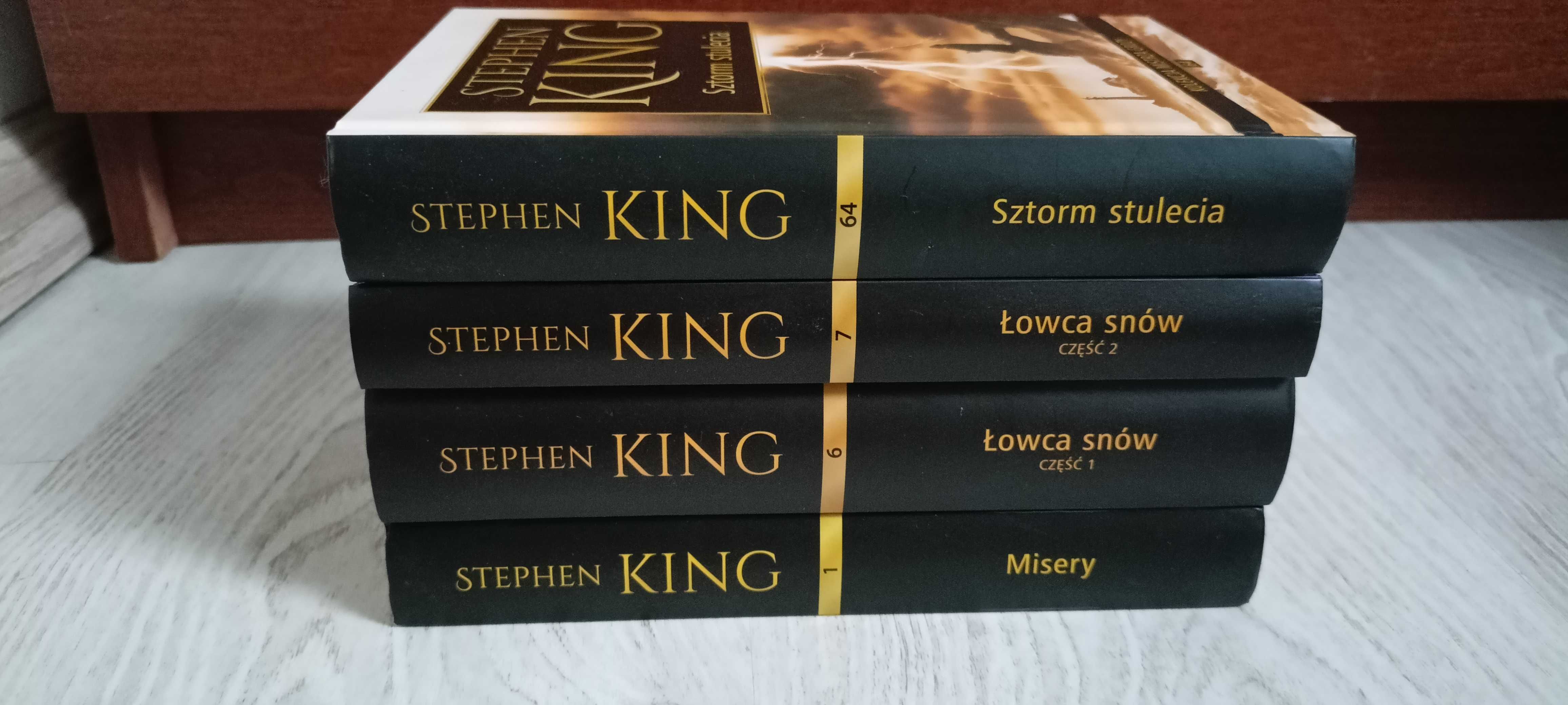 4x Stephen King Sztorm stulecia UNIKAT + Łowca snów  1 i 2 + Misery