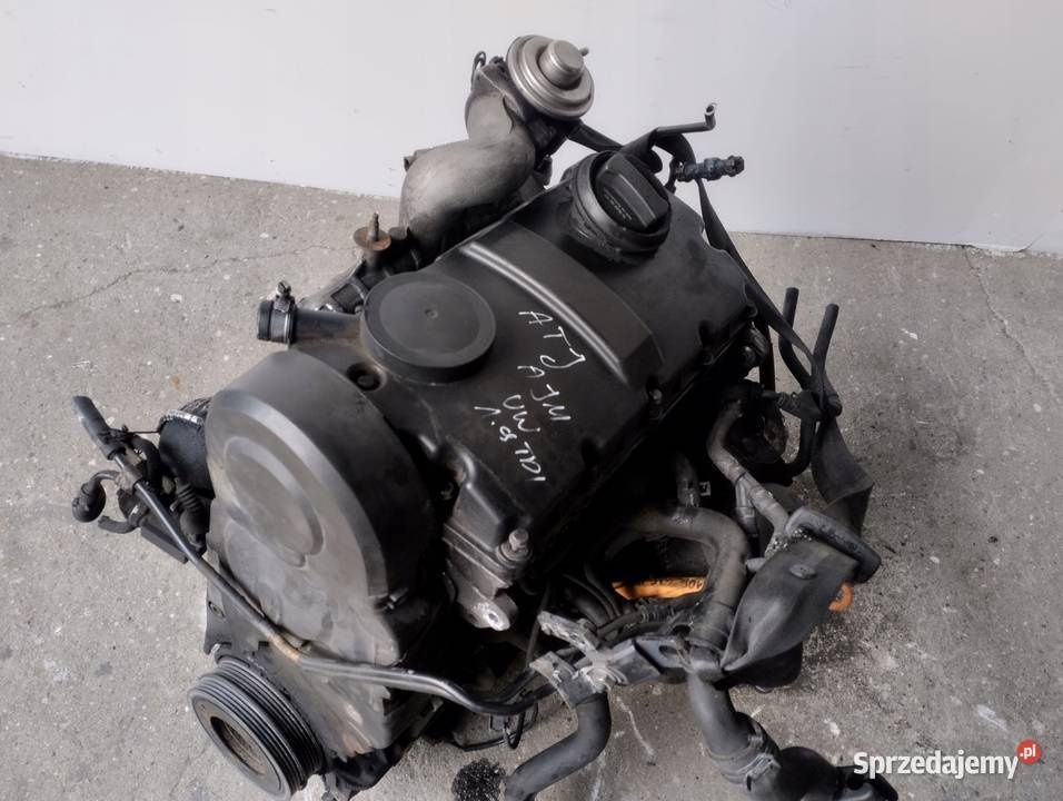 Silnik 1.9 TDI ATJ 115Km Audi A4,A6,Passat B5,Wtryski. Stan BDB!!