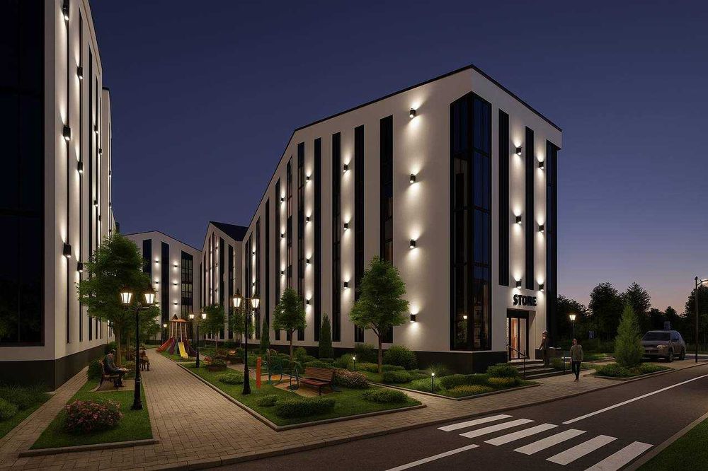 1-кім роздільна 18.5м2 | Газ | Центральні коммунікації | Aura Building
