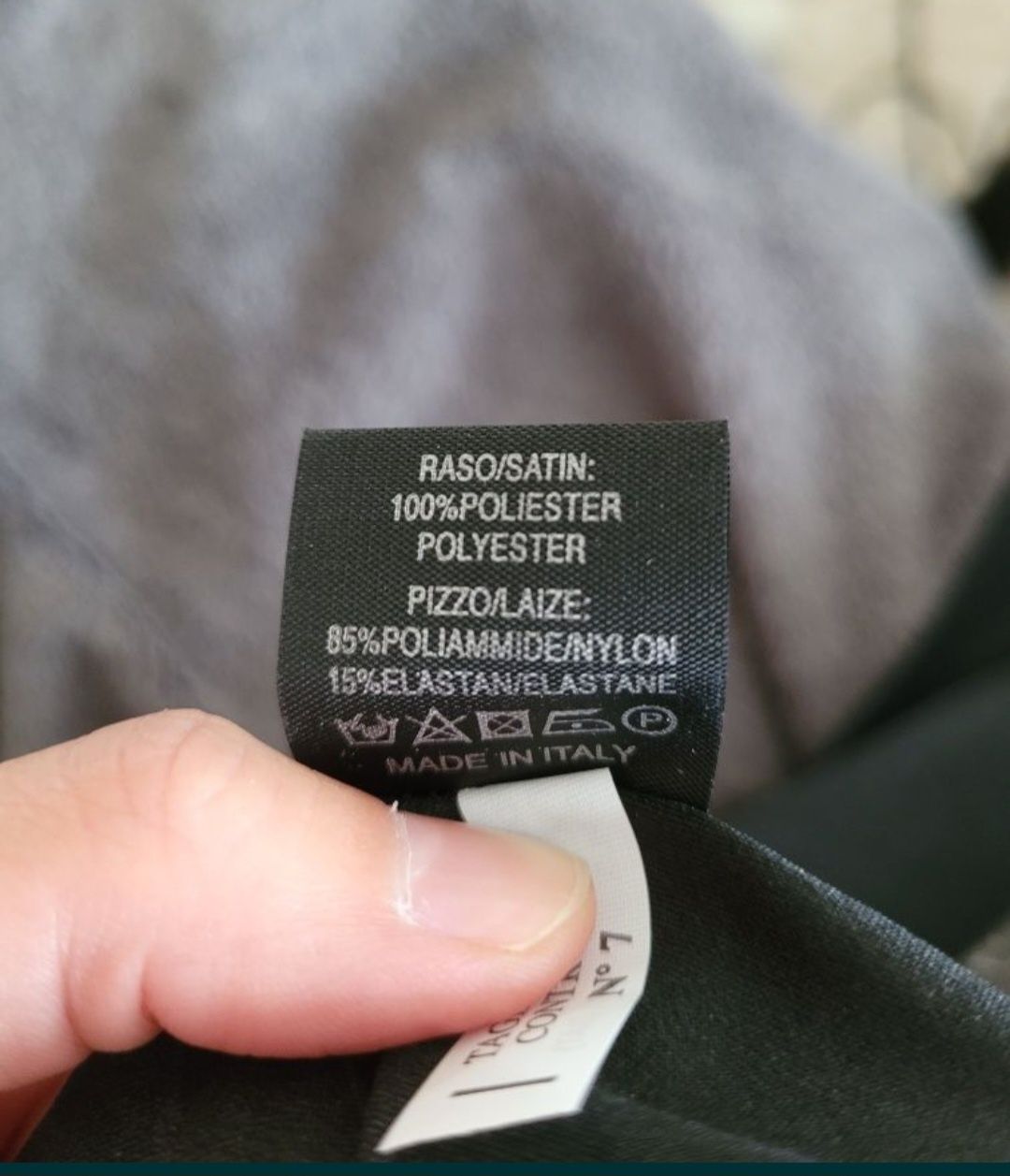 Koronkowa bielizna, Babydoll koszulka i stringi S/M