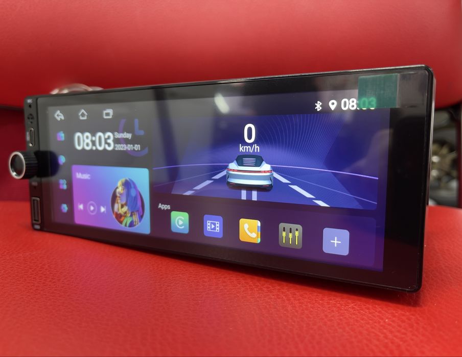 Автомагнітола 1 дін DriveX AND-7400 з 6.86" IPS дисплеєм (1280x480)х