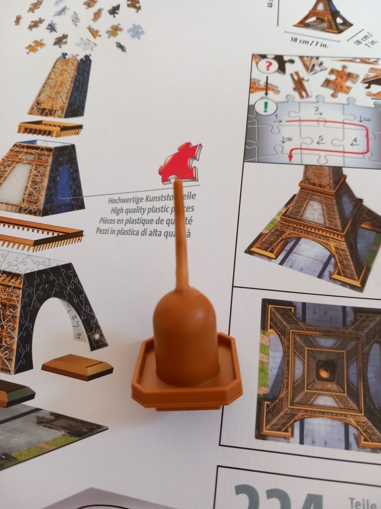 Ravensburger 3D Puzzle Wieża Eiffla Eiffel