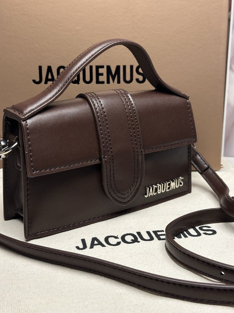 Сумка Jacquemus міні шоколадного кольору
