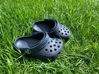 Crocs klapki dziecięce, c4-5 typu crocband clog,  grantatowe, r.20-21,