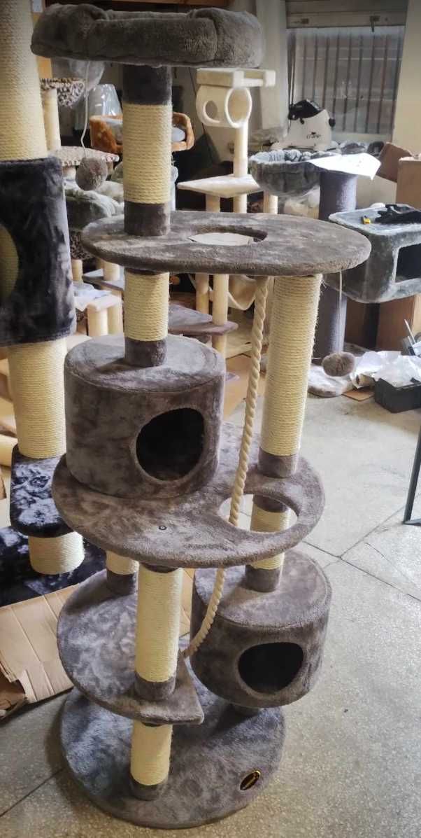 drapak dla kota HappyPet CAT040 szary