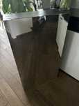 Szafka z lustrem czarna wiszaca 90x53x24