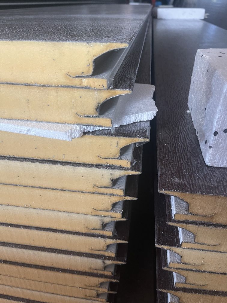 Panel bramy segmentowej Kolor brąz woodgrain