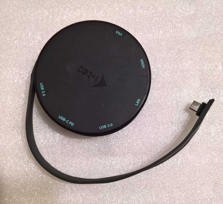 Hub USB-C i-tec USB-C Pocket Dock 4K HDMI or VGA with PD