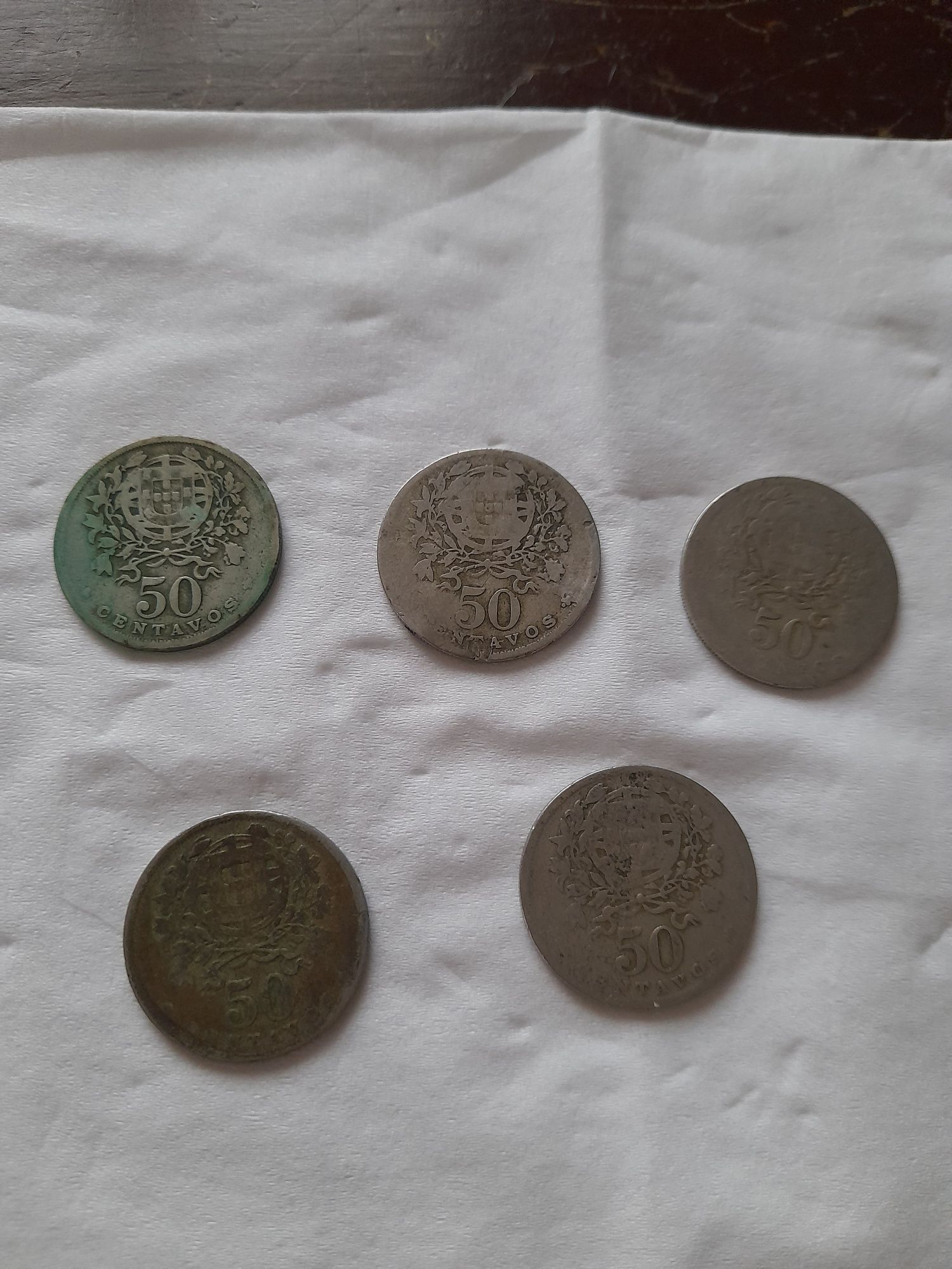 Moedas de 50 centavos 1927