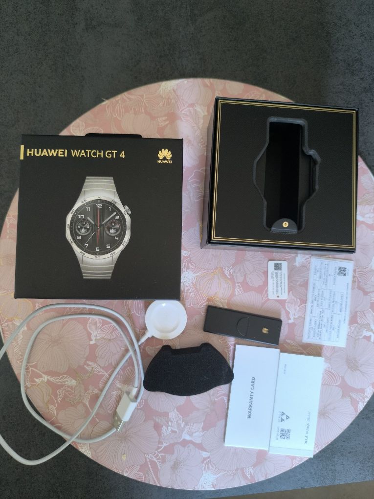 Smartwatch HUAWEI Watch GT 4 Elite 46mm Srebrny