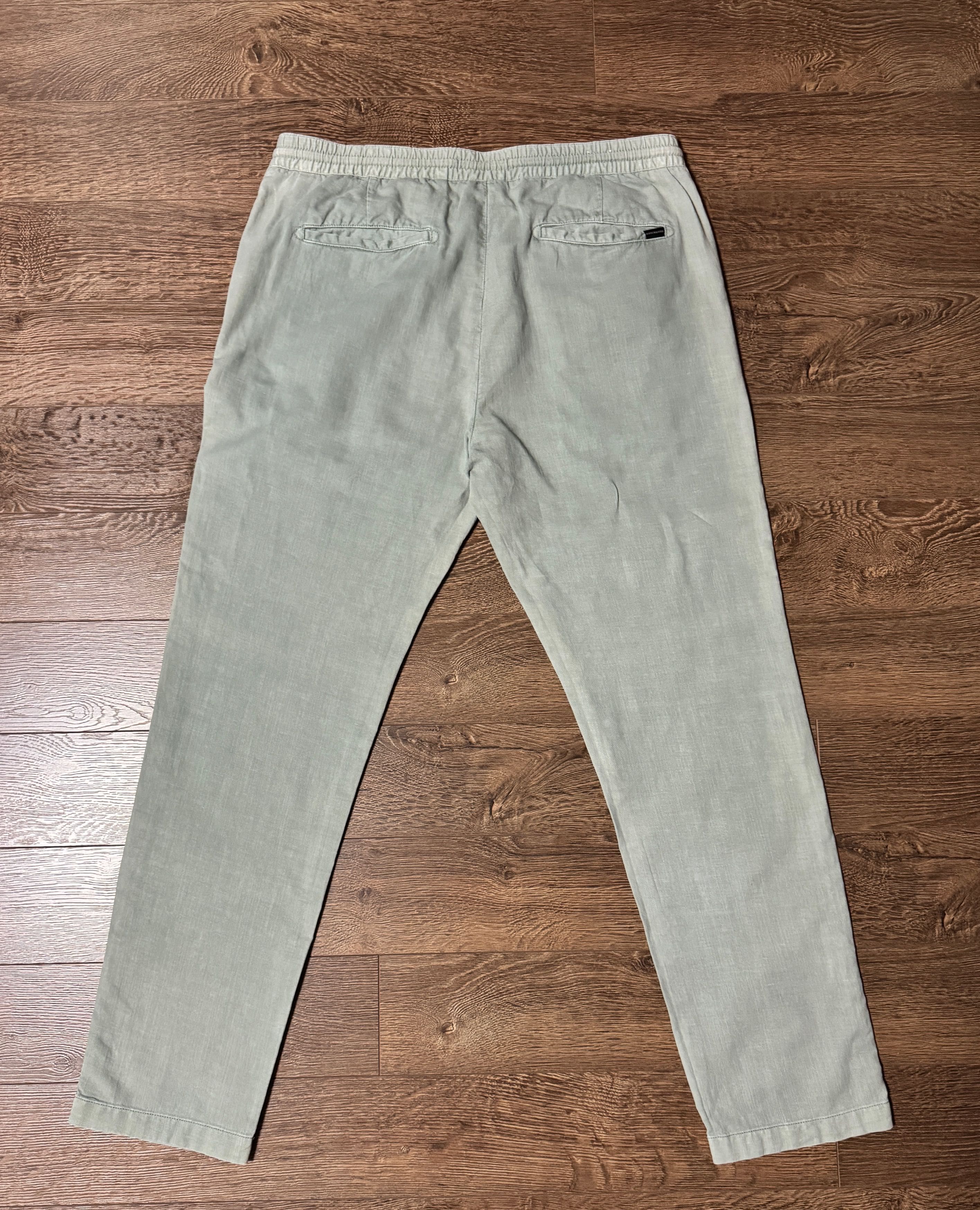 Брюки Scotch & Soda (коттон/лён).