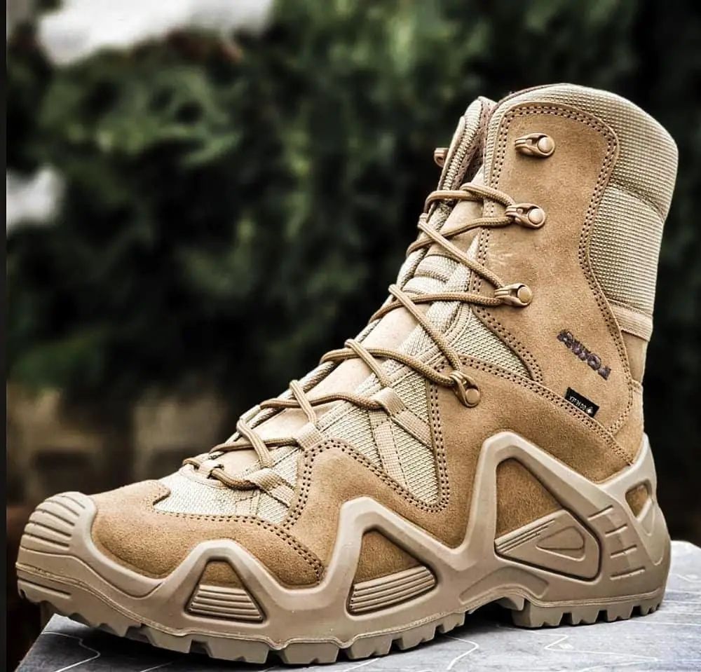 Берци "LOWA ZEPHYR MK 2 HI GTX TF" (ЧОЛ) Desert Тактичне взуття чоботи