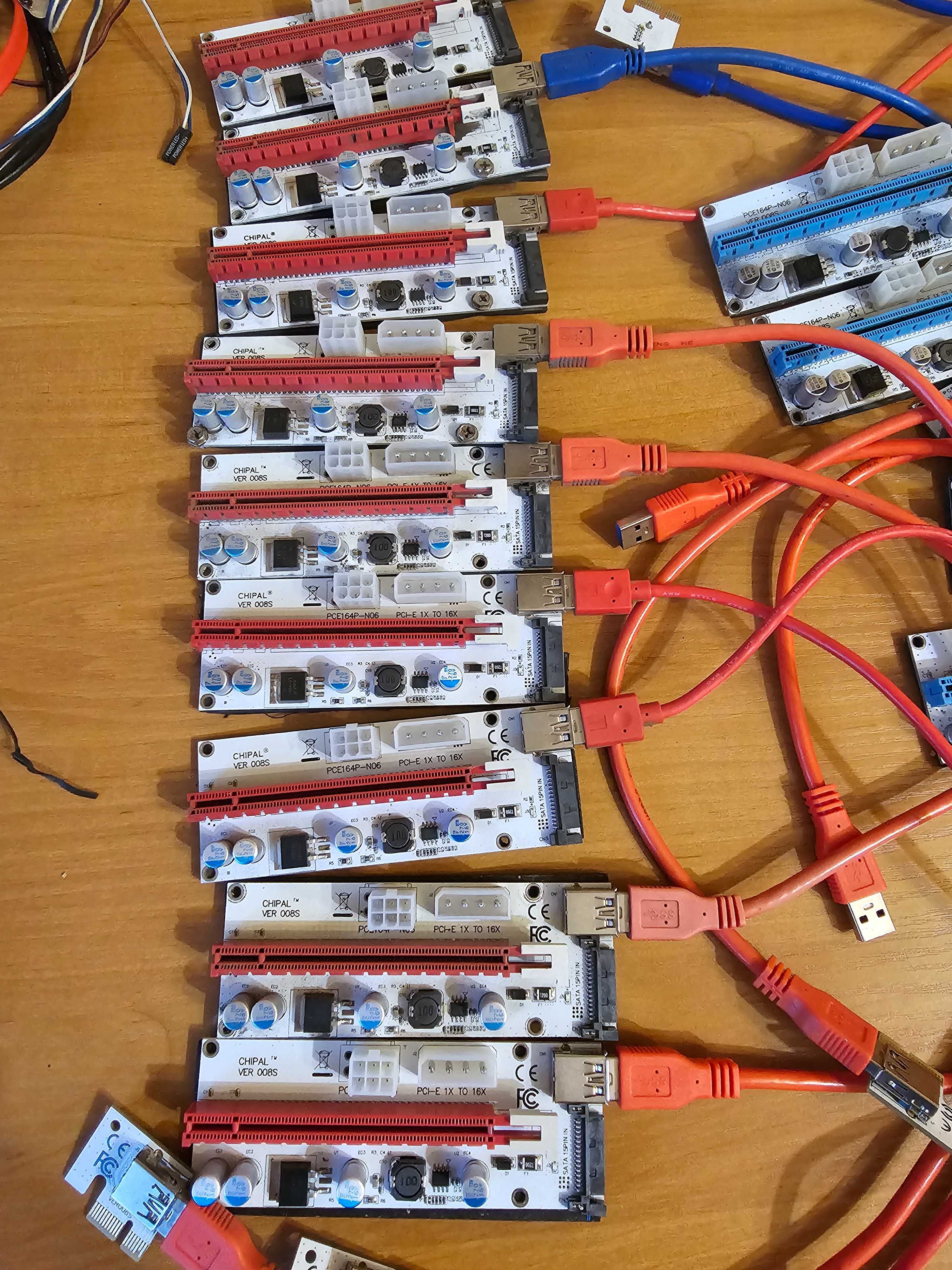 Райзеры Chipal Ver 008S и Pce 164P