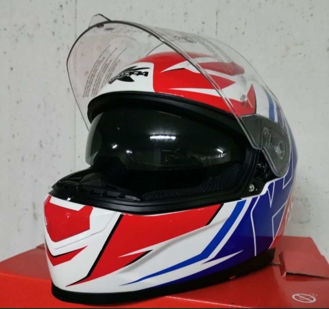 Capacete Kappa KV-41 Dallas Red / Blue ( NOVOS )