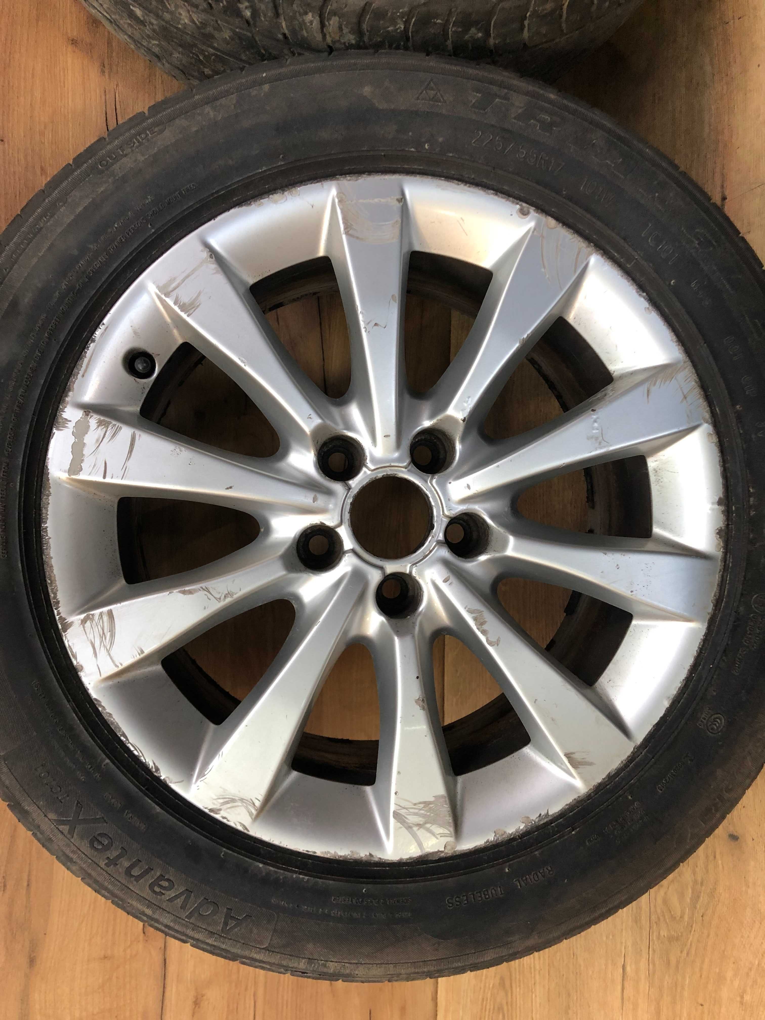 Koła/komplet kół/alufelgi Audi A6 C7 225/55/17 5x112