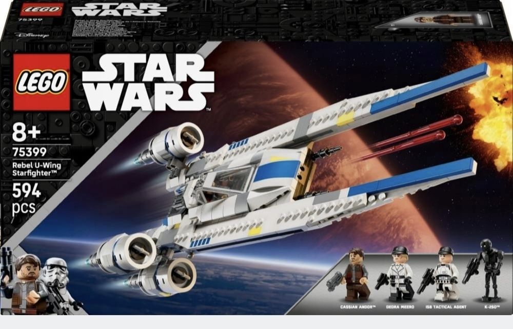 LEGO STAR WARS Myśliwiec U-Wing Rebelii 75399 nowe