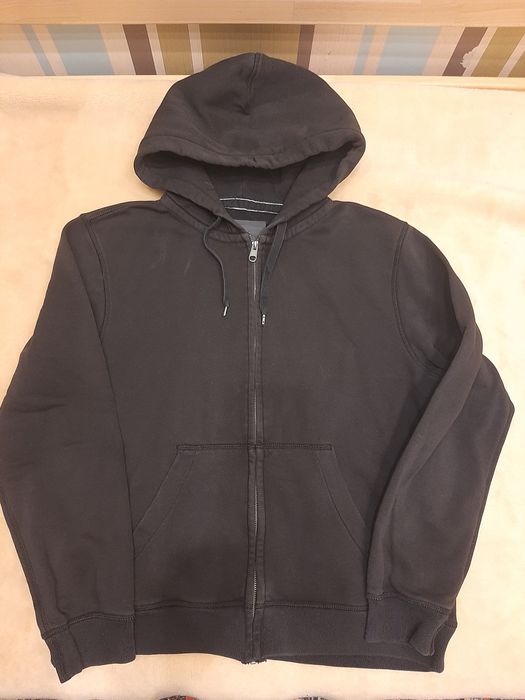 Худі світшот толстовка чорного кольору на блискавці L