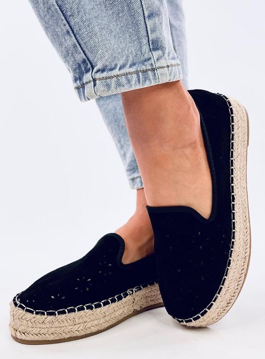 Espadryle Ażurowe Rigois Black