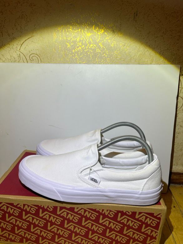 Vans slip on white 43
