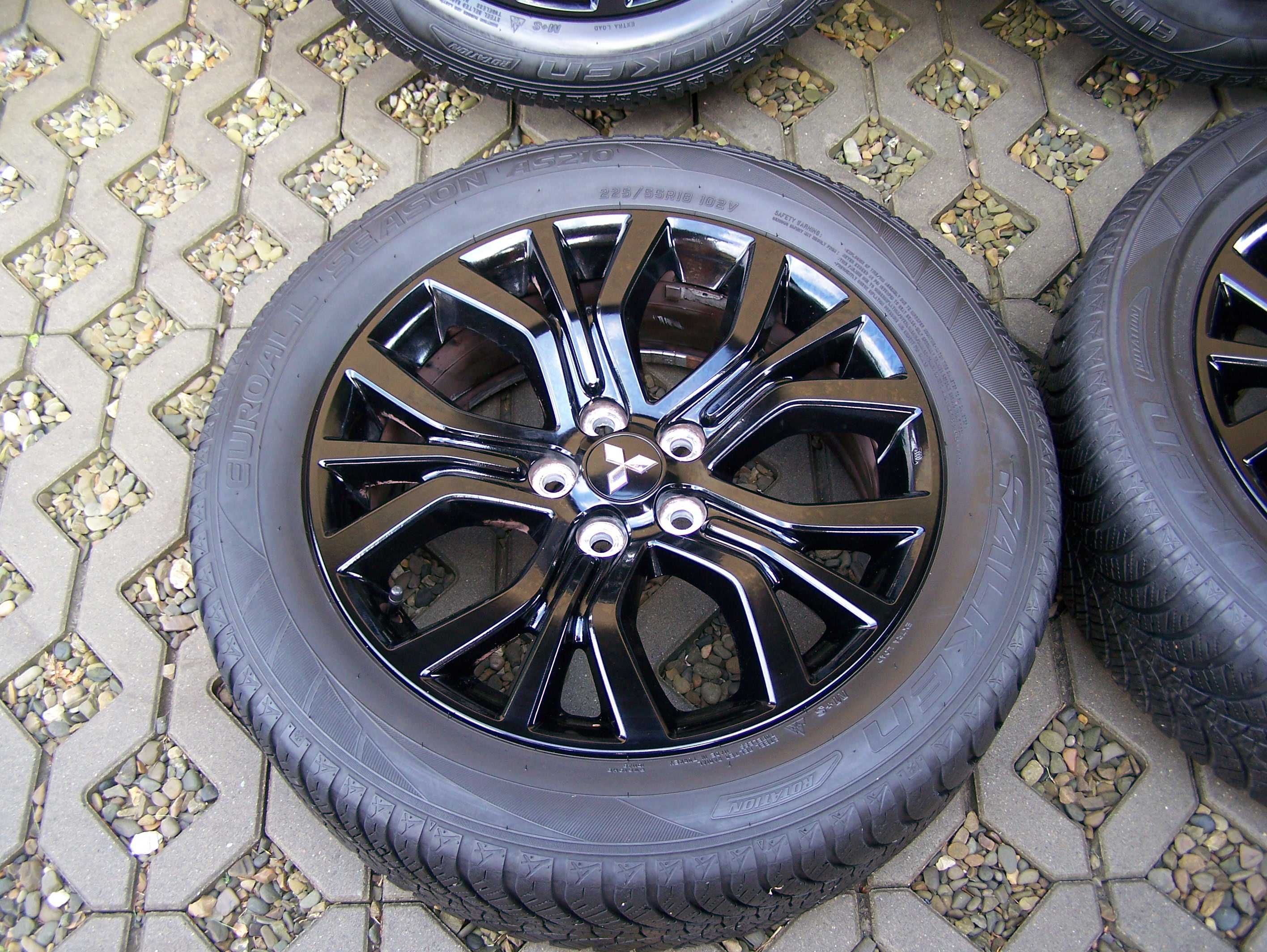 Nowe Opony Koła Alu  18" Całoroczne TPMS Mitsubishi Outlander ,ASX