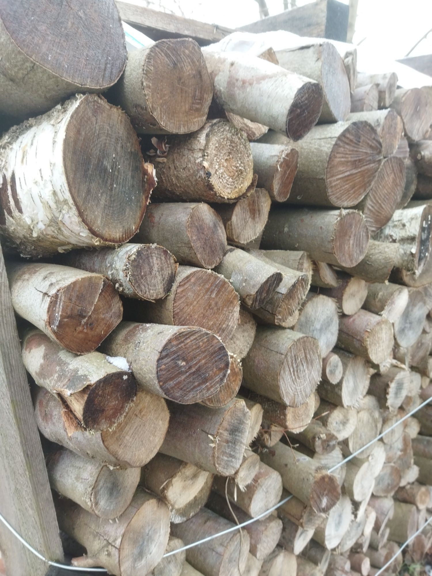 Drewno opałowe bukowe, układane 15,75m3.