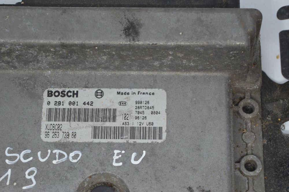 Fiat Scudo Jumpy Expert 95- 1.9 D sterownik komputer silnika Bosch