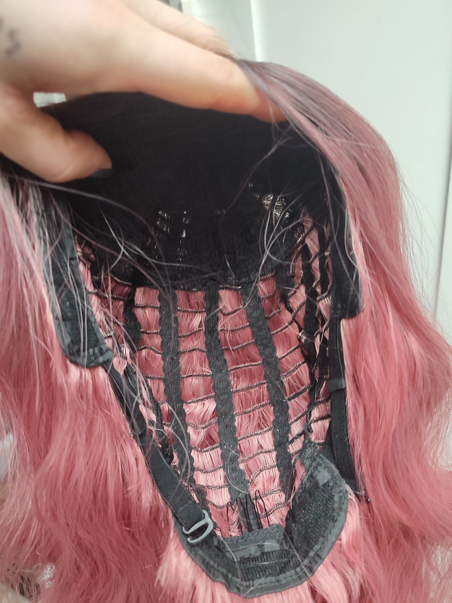 Różowa peruka ombre sombre WIG cosplay