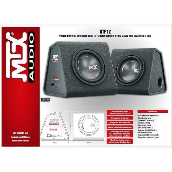 Skrzynia Basowa MTX AUDIO RTP12 Car Audio XTREME Koszalin
