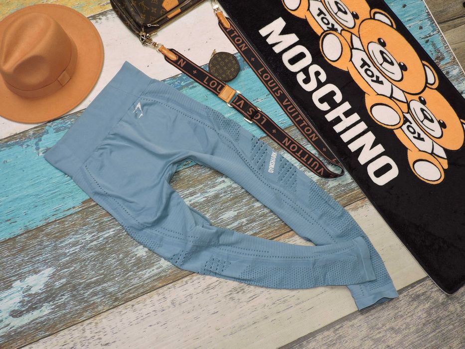 Gymshark Legginsy active ażurk Logo M