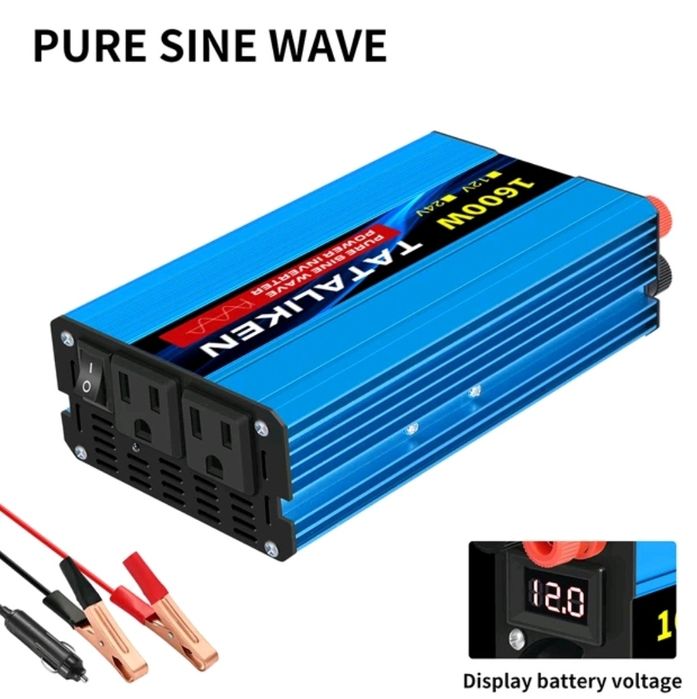 Інвестор tataliken 1600w 220 з чистою синусоїдою.