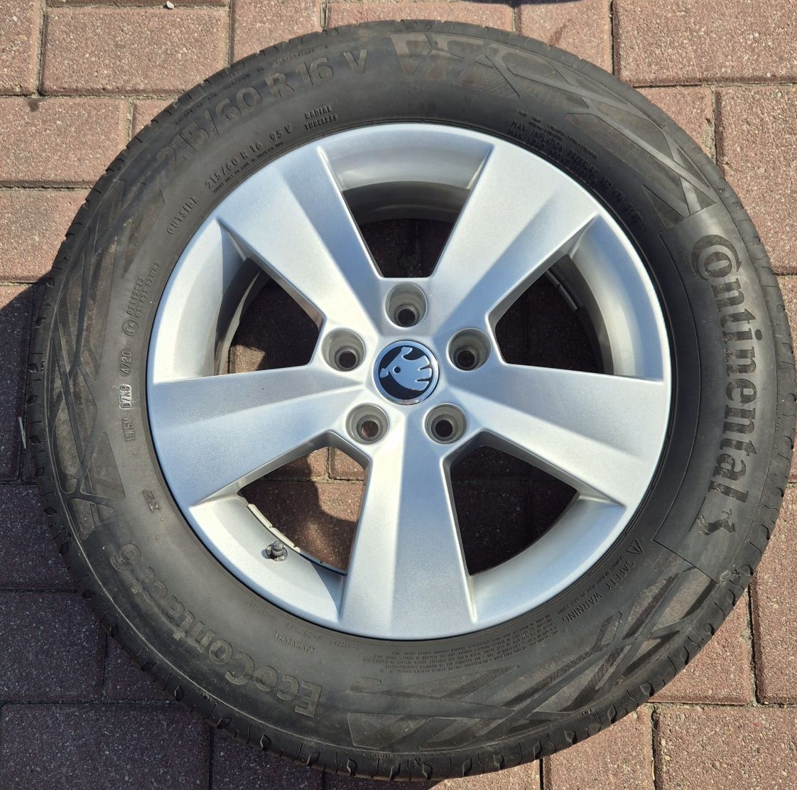 Oryginalne Koła Felgi Aluminiowe Skoda 16" 5x112 ET41
