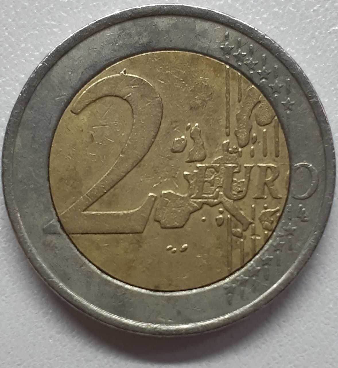 2 евро 2002 р. Греція.