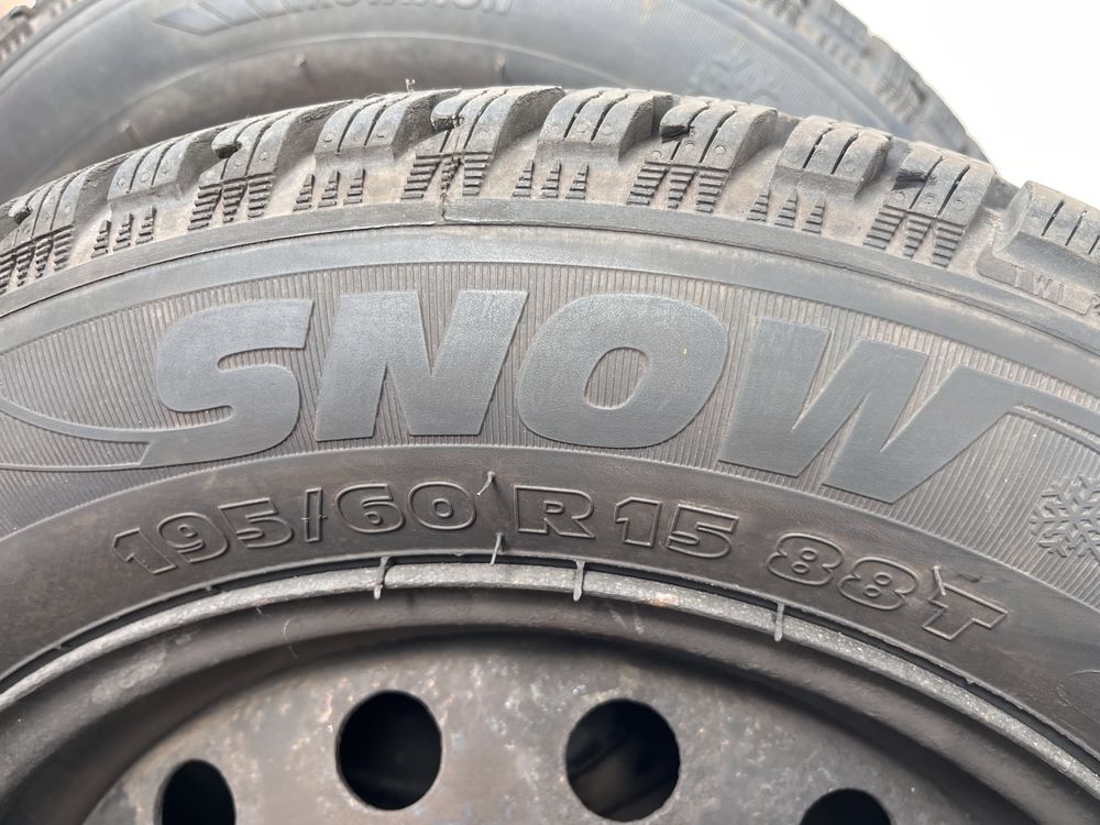 Opony Zimowe Kormoran 195/60 R15 + felgi stalowe. TOYOTA! OKAZJA!