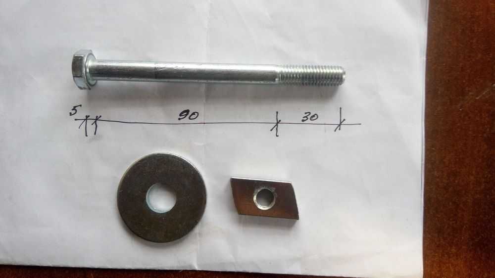 Болт М10*120 в зборі