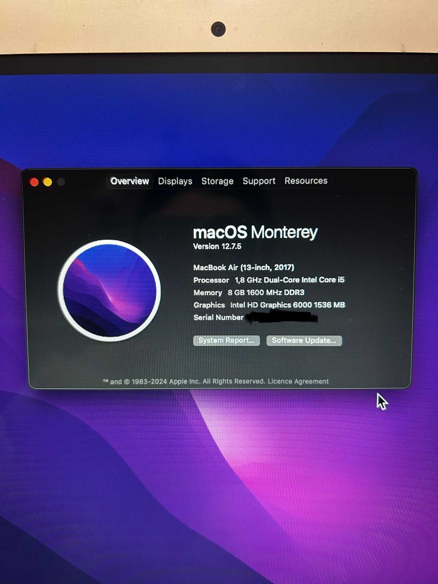 Vendo Macbook Air 13' - 2017 (RESERVADO)