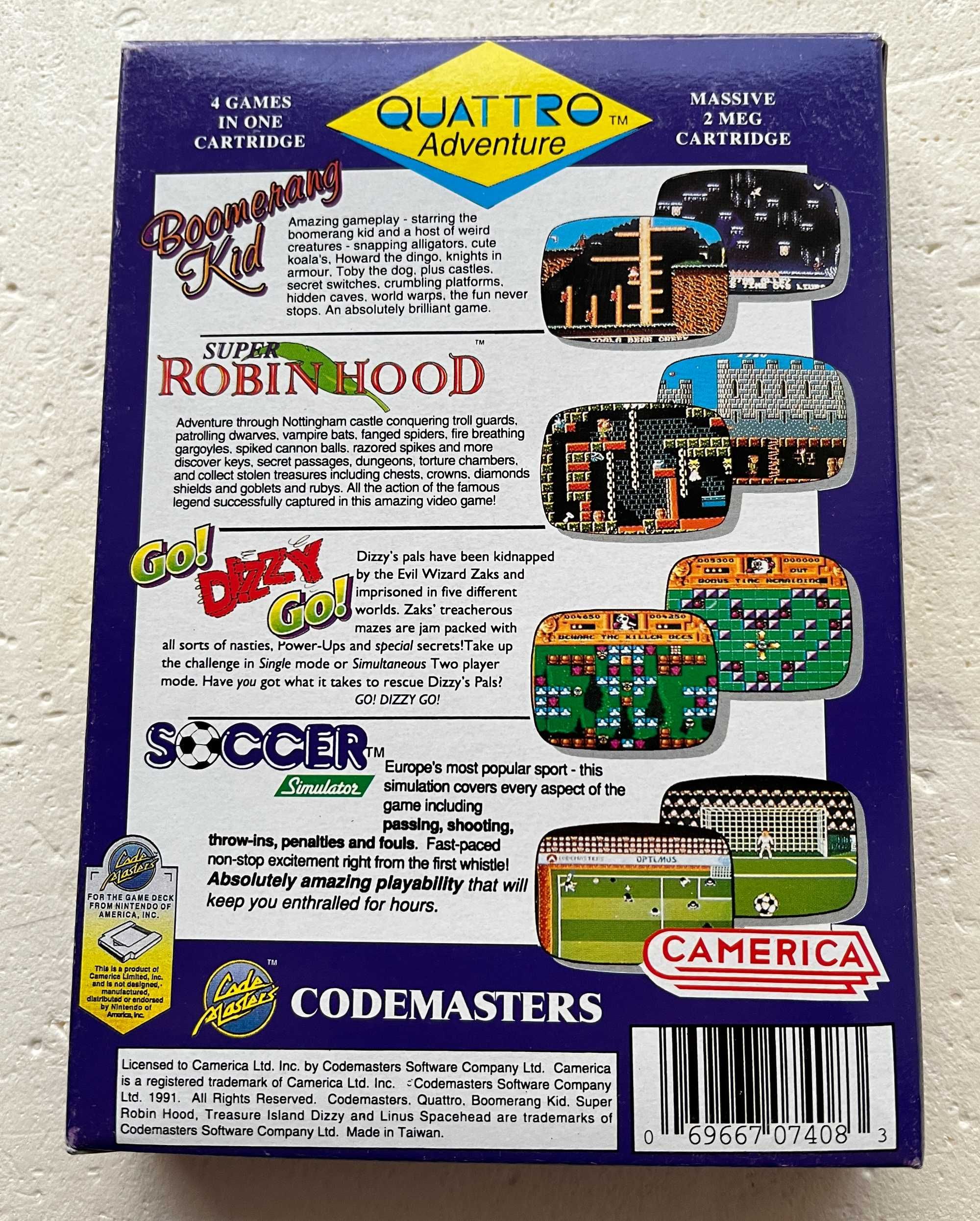 Złota 4 Czwórka Pegasus BOX - Quattro Arcade, leżak - Super Robin Hood