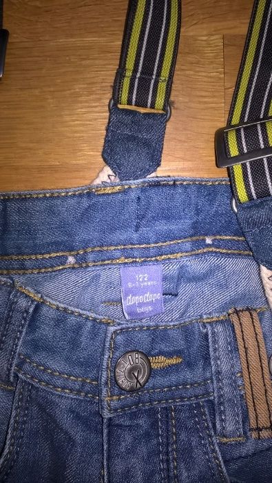 spodnie jeans nowe 122