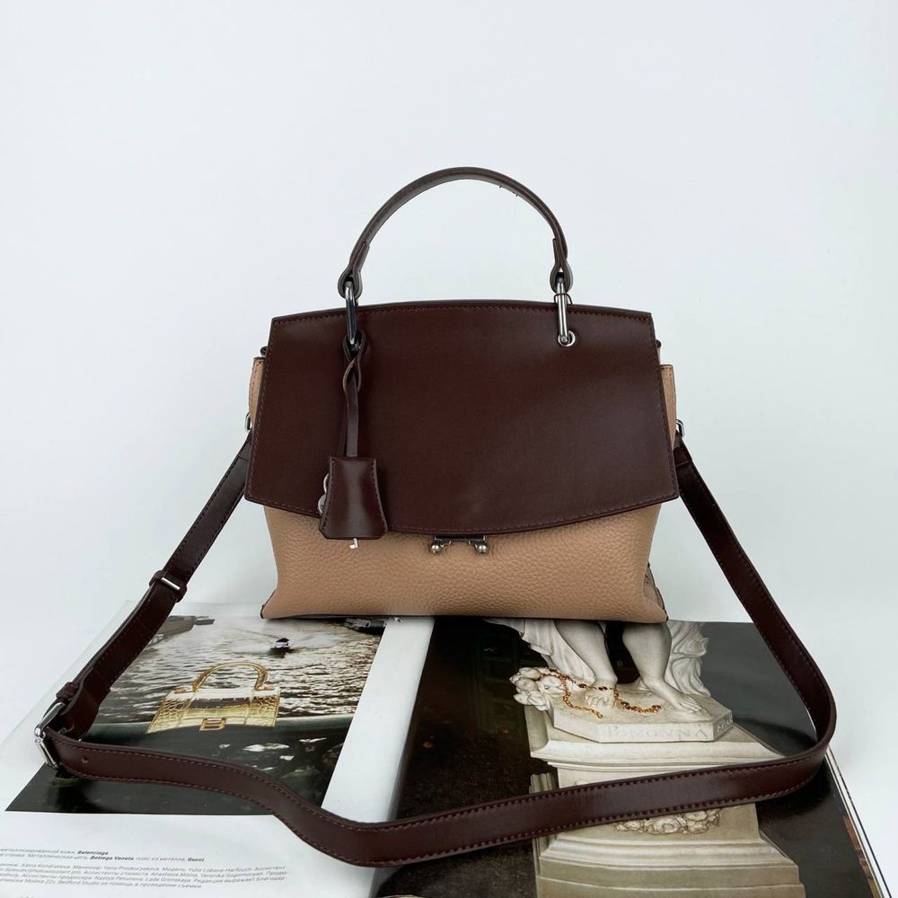 Женская кожаная сумка Polina & Eiterou ,  жіноча стильна сумка