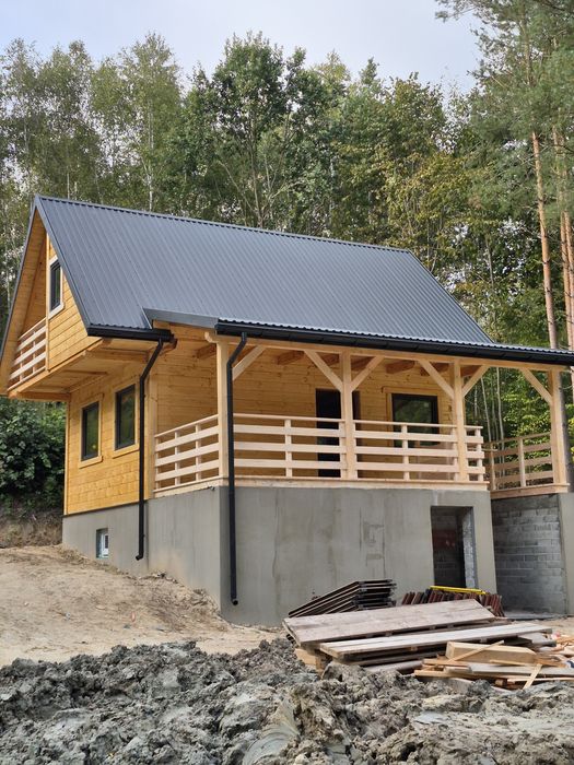 CIESIELSTWO BUDOWLANE " Budowa domków drewnianych z Bala , Szkieletowy