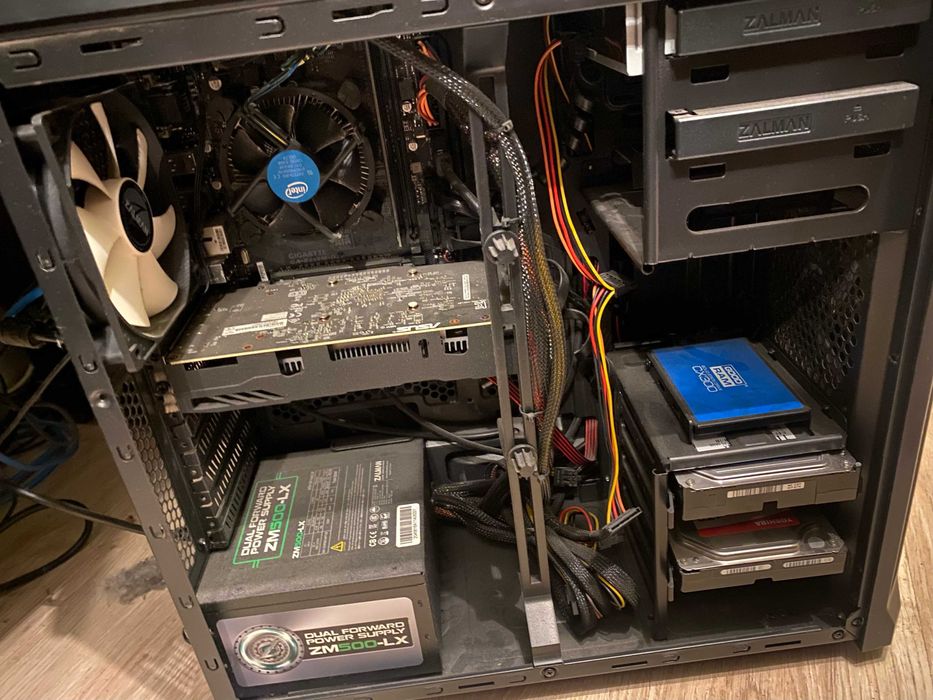 Komputer  do gier i5-7400, GTX 1050Ti 4GB, SSD + HDD