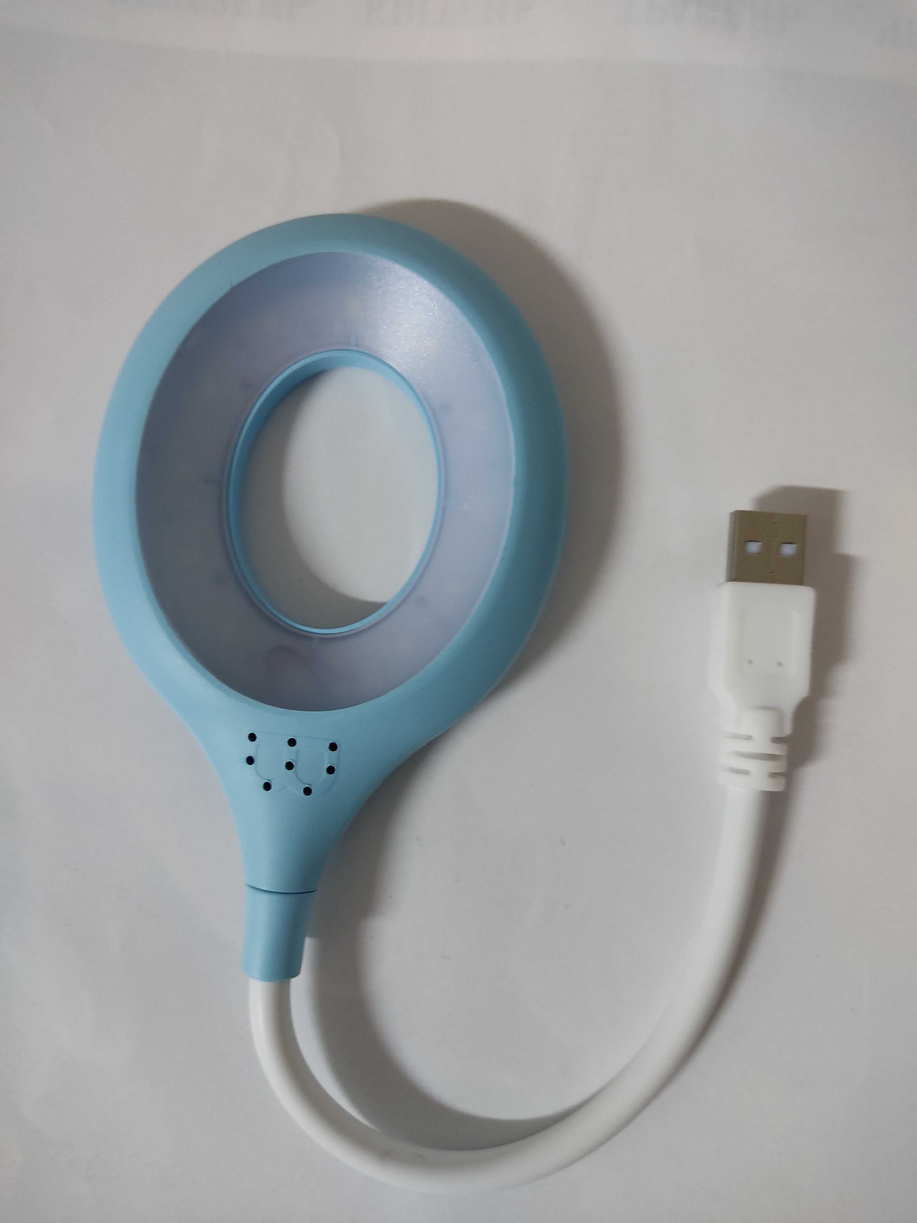 Светодиодная лампа Led  "Капля" ночник на гибкой ножке USB