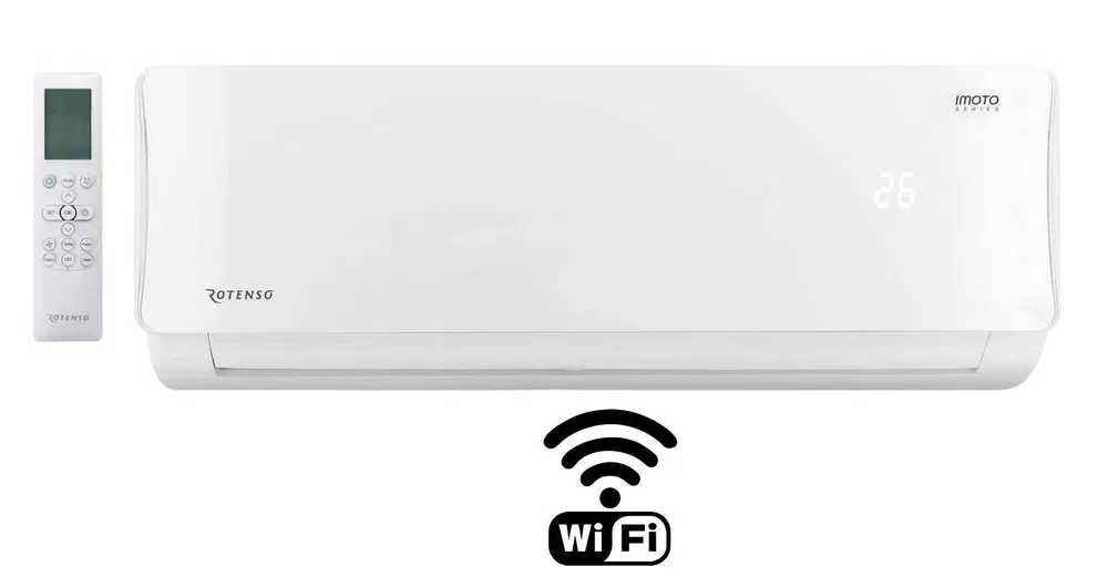 Klimatyzator Rotenso Imoto 3,5 kW, Klimatyzacja z funkcją grzania WIFI
